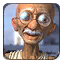 Symbolgraphik Gandhi
