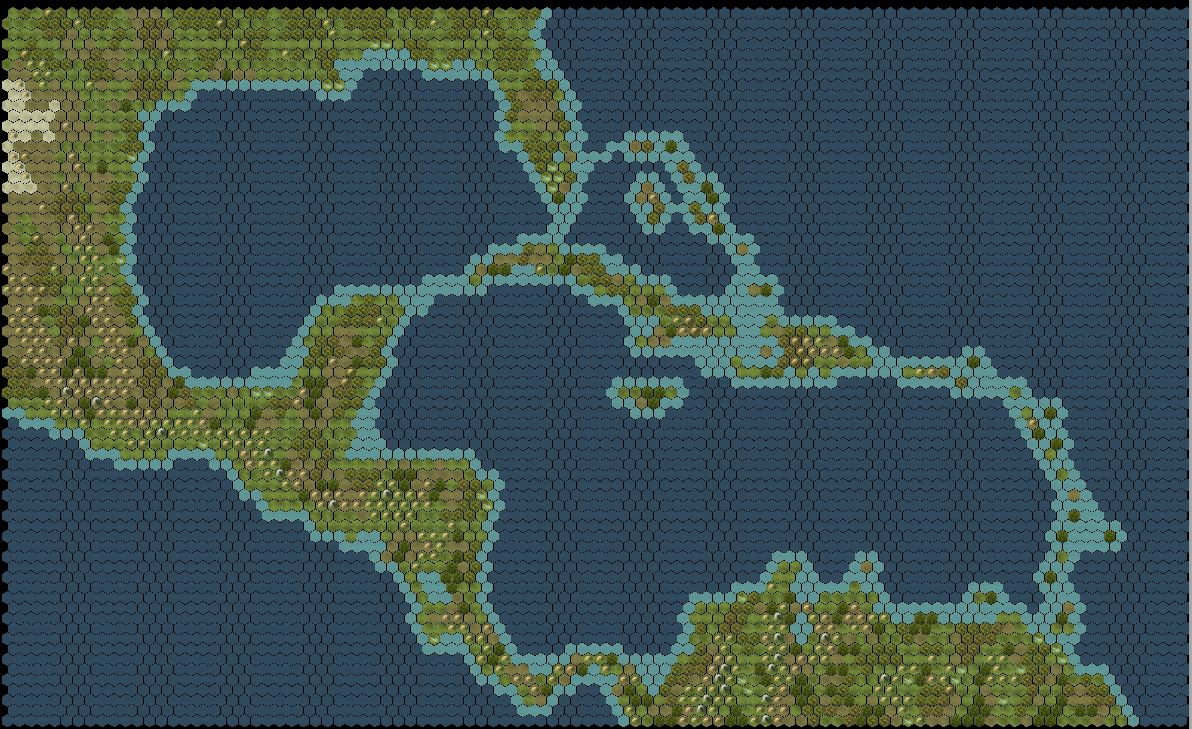Карта терра civilization 6