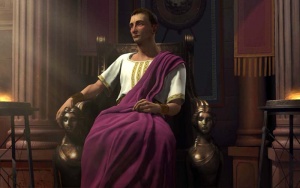 Augustus im 3D-Diplomatiebildschirm