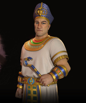 Ramses im 3D-Diplomatiebildschirm