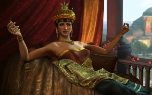 Kaiserin Theodora im 3D-Diplomatiebildschirm