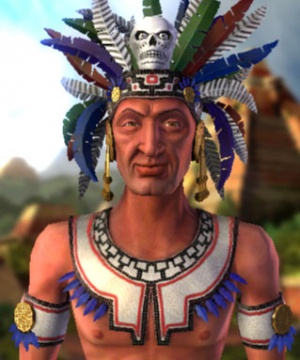 Montezuma im 3D-Diplomatiebildschirm