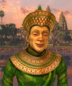 Suryavarman II im 3D-Diplomatiebildschirm